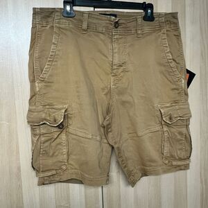 American Eagle Outfitters Extreme Flex Khaki Cargo Shorts